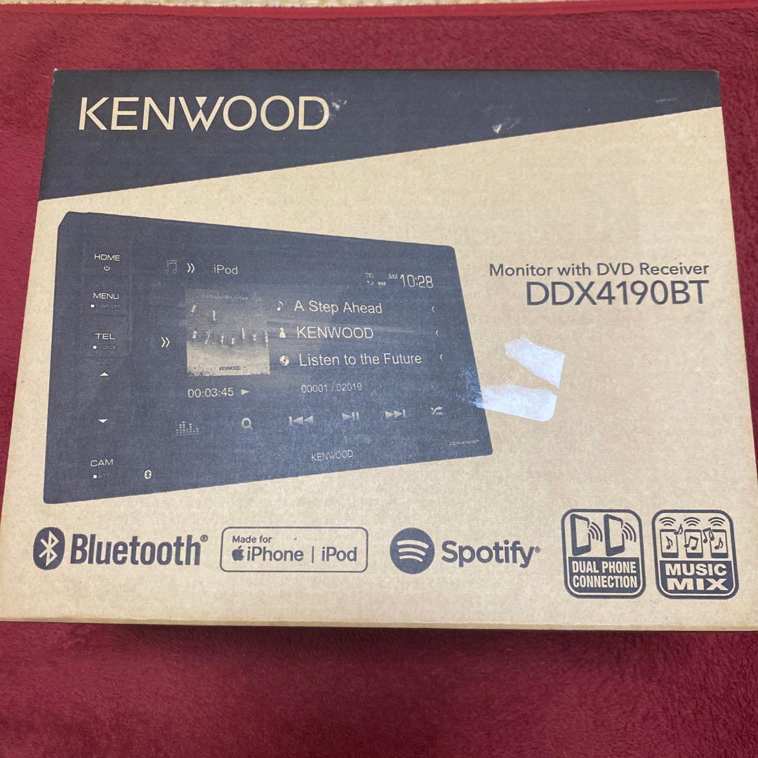 KENWOOD DDX4190BT Bluetooth オーディオ　ケンウッド