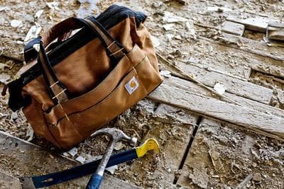 チョコ新品★カーハート★レガシー16インチツールバッグ（送料無料）