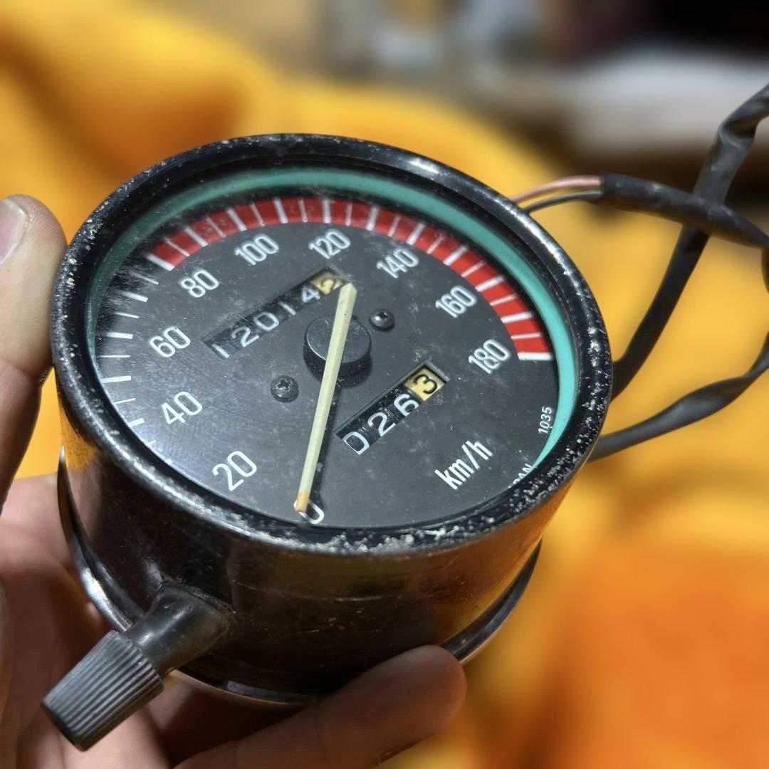 虎*吉様 Z400FX Nippon Seiki スピードメーター 120T