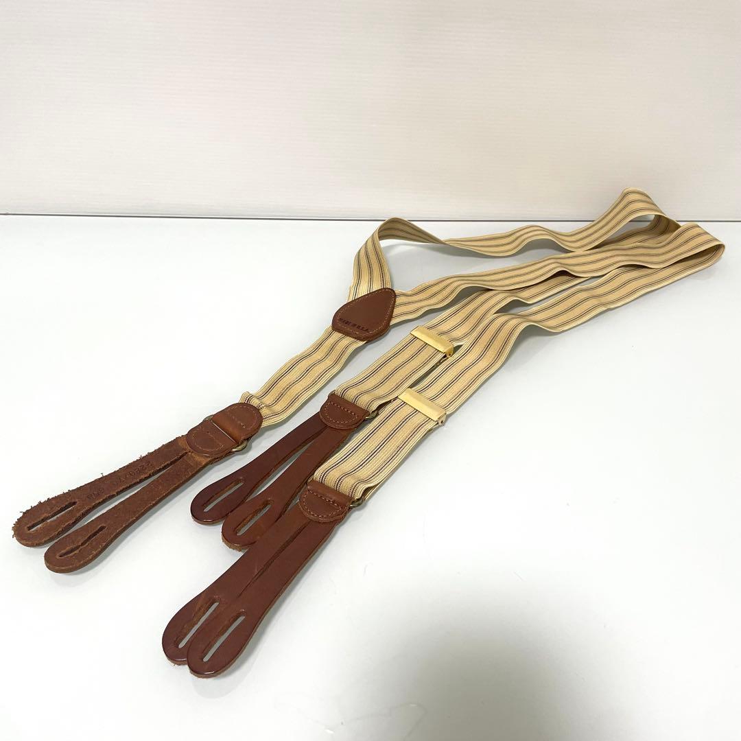 Ralph Lauren ラルフローレン サスペンダー ストライプ USA