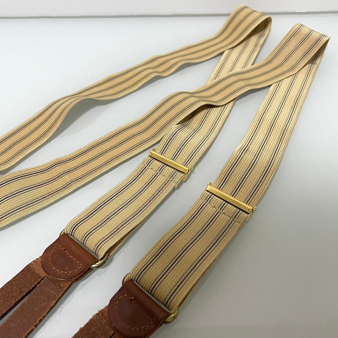 Ralph Lauren ラルフローレン サスペンダー ストライプ USA