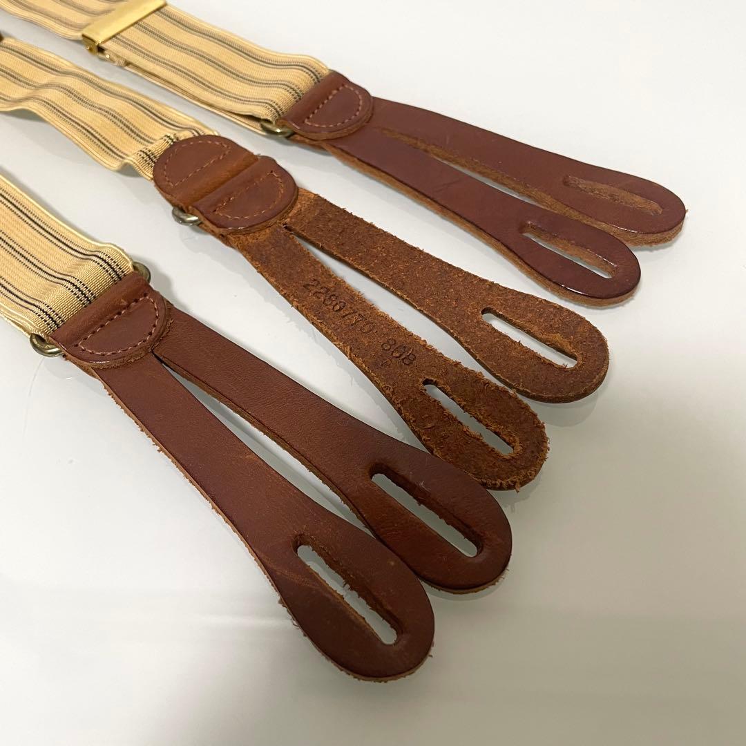 Ralph Lauren ラルフローレン サスペンダー ストライプ USA