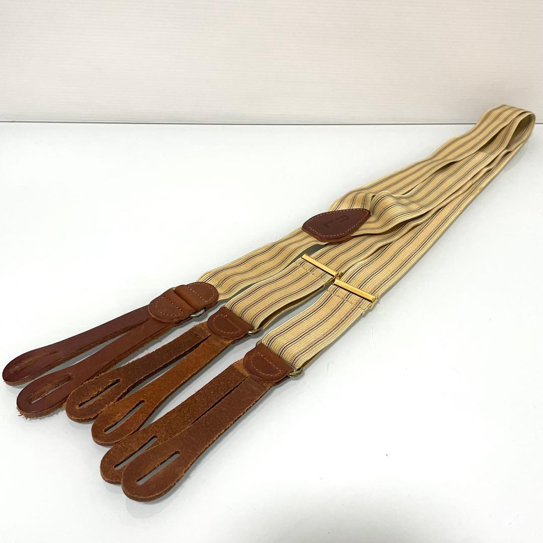 Ralph Lauren ラルフローレン サスペンダー ストライプ USA