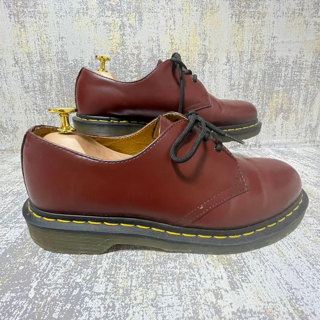 ★美品★ドクターマーチン 10085【27】ボルドー 3ホール ダービーシューズ