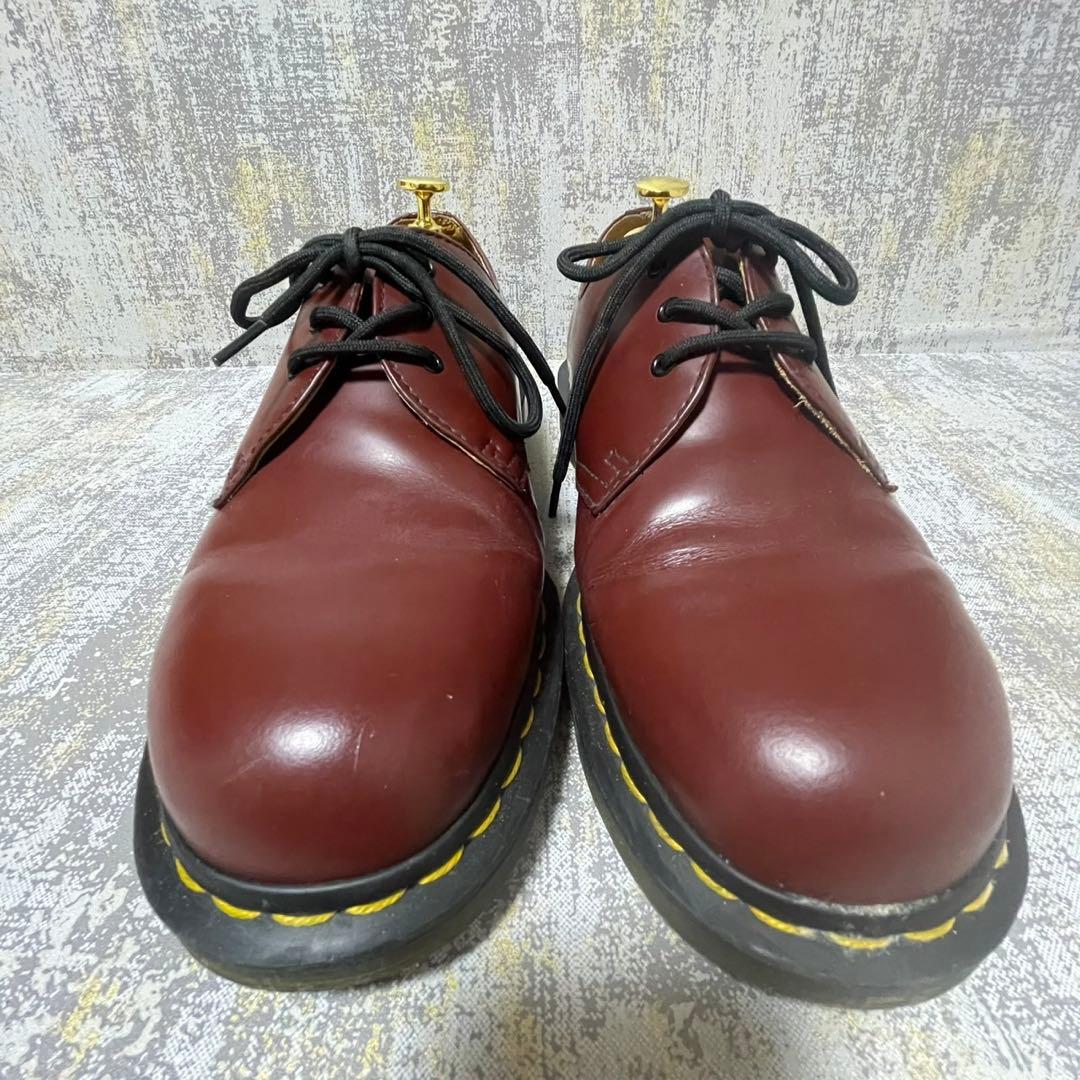 ★美品★ドクターマーチン 10085【27】ボルドー 3ホール ダービーシューズ