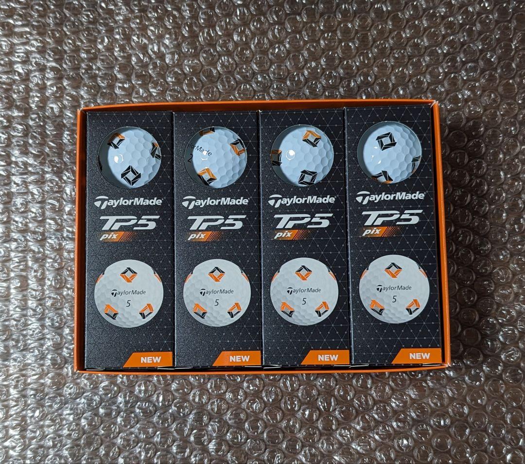 新品　テーラーメイド TP5 pix ホワイト 2024年モデル 3ダース