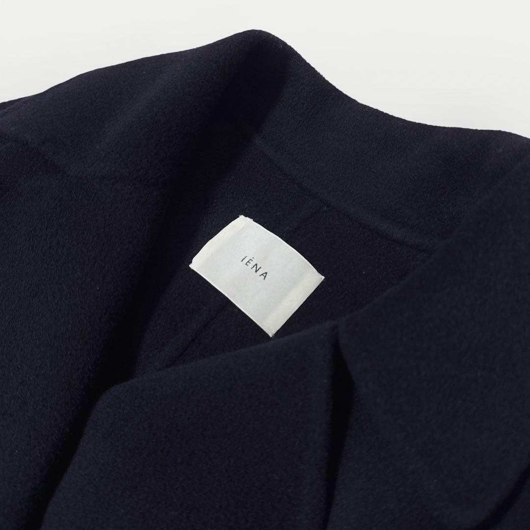 極美品✨22AW　イエナ　スーパー160ダブルフェイス オーバーコート　濃紺