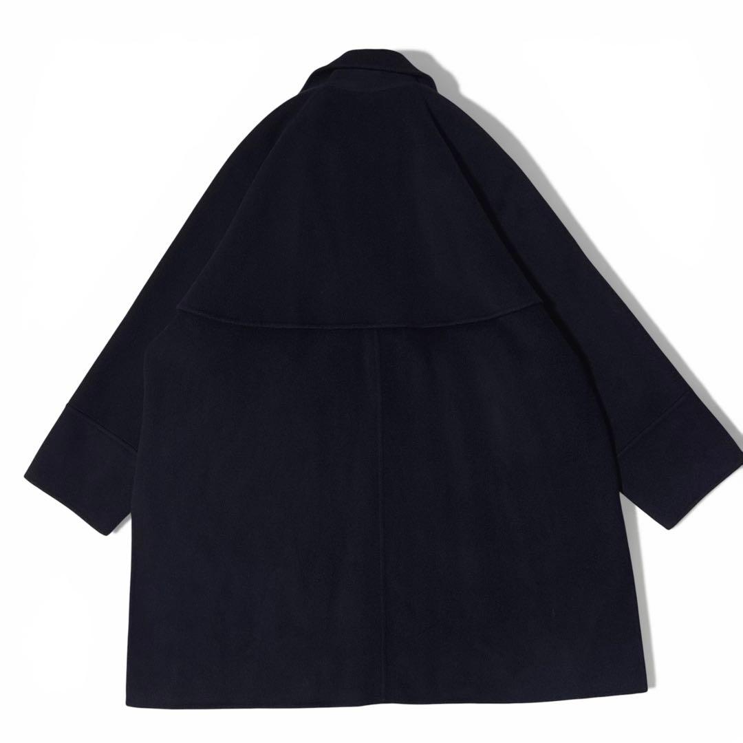 極美品✨22AW　イエナ　スーパー160ダブルフェイス オーバーコート　濃紺