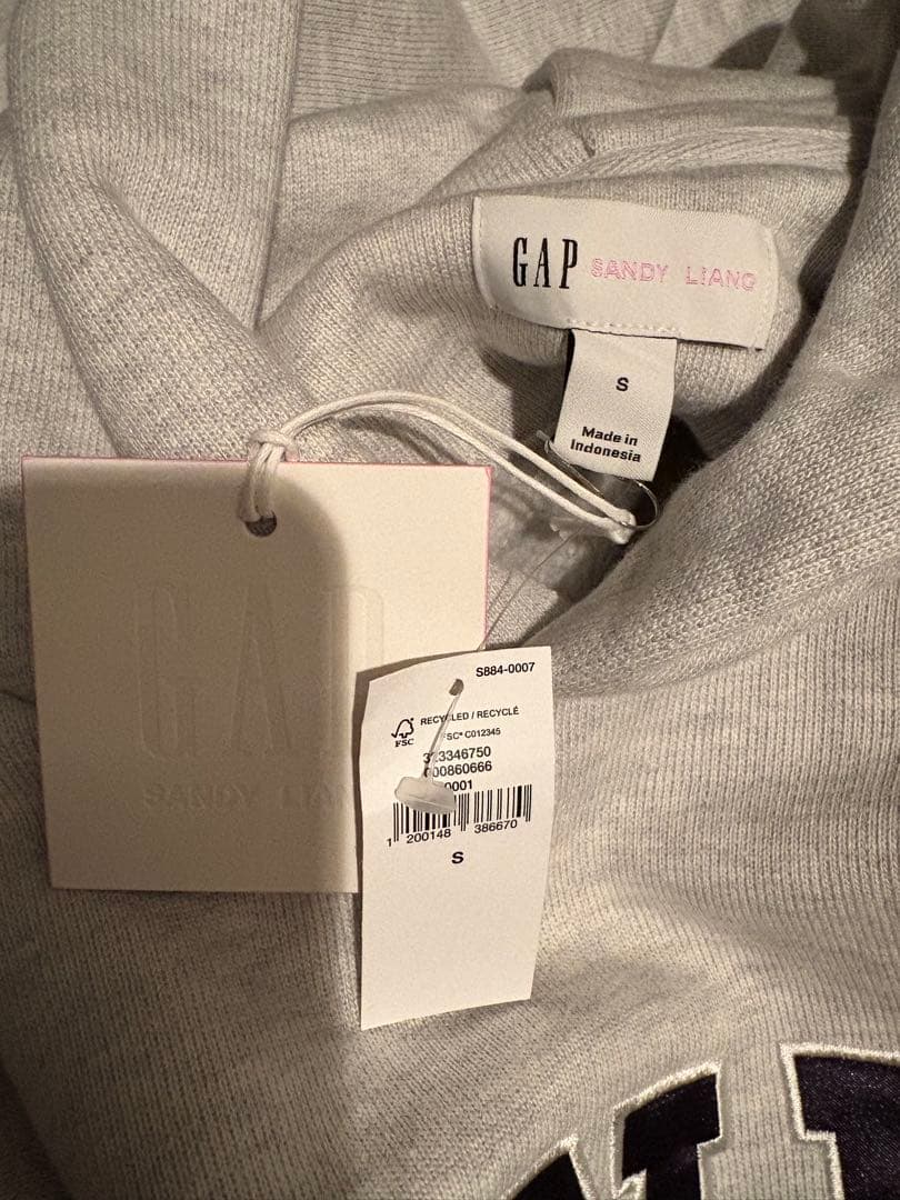 GAP×Sandy Liang オーバーサイズフーディ グレー　S