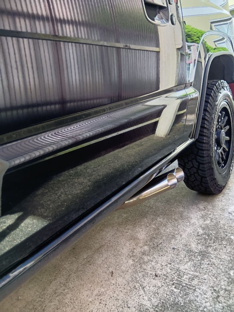 wirus win スズキジムニーjb64サイドマフラー