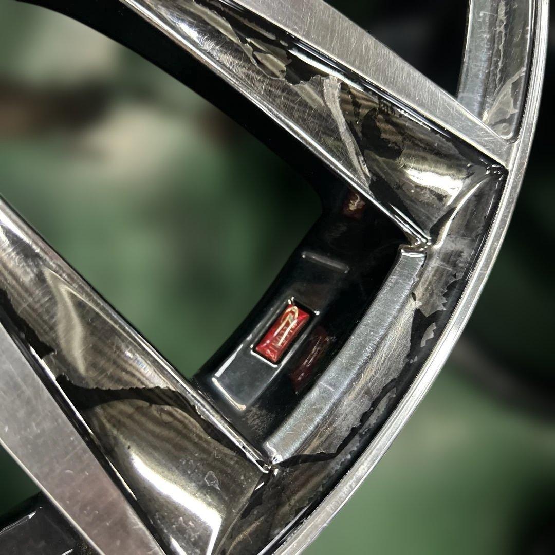 中古アルミ１９インチ　19X8.0レオニスメッキ　アルファード、クラウンなど