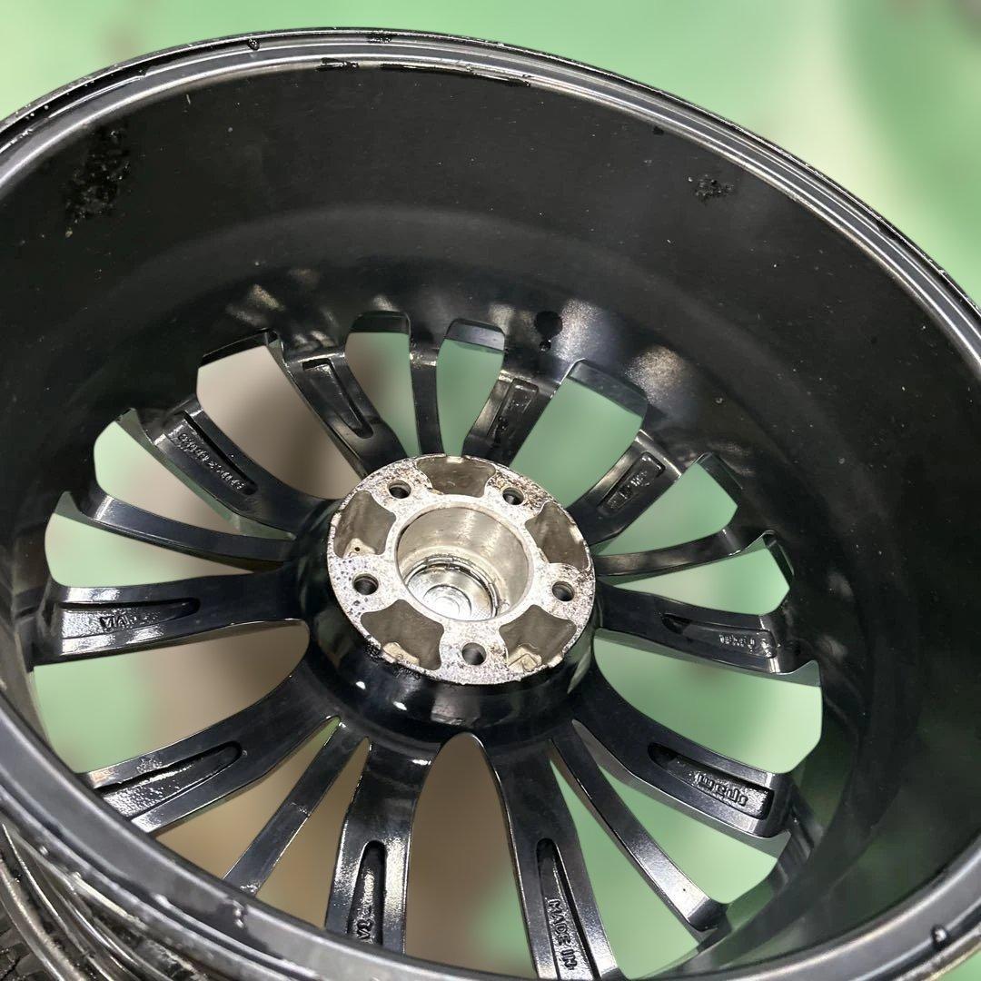 中古アルミ１９インチ　19X8.0レオニスメッキ　アルファード、クラウンなど