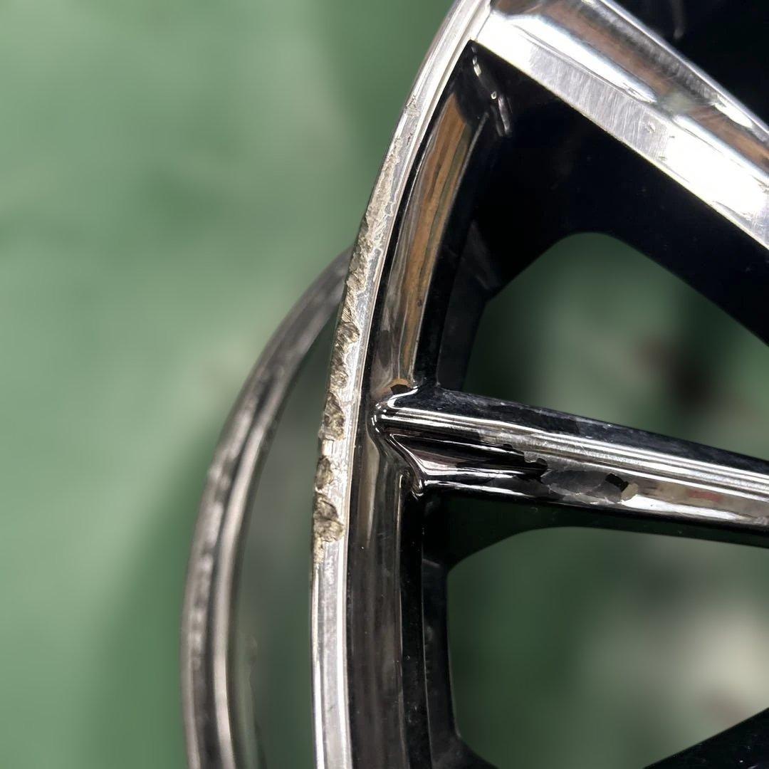 中古アルミ１９インチ　19X8.0レオニスメッキ　アルファード、クラウンなど