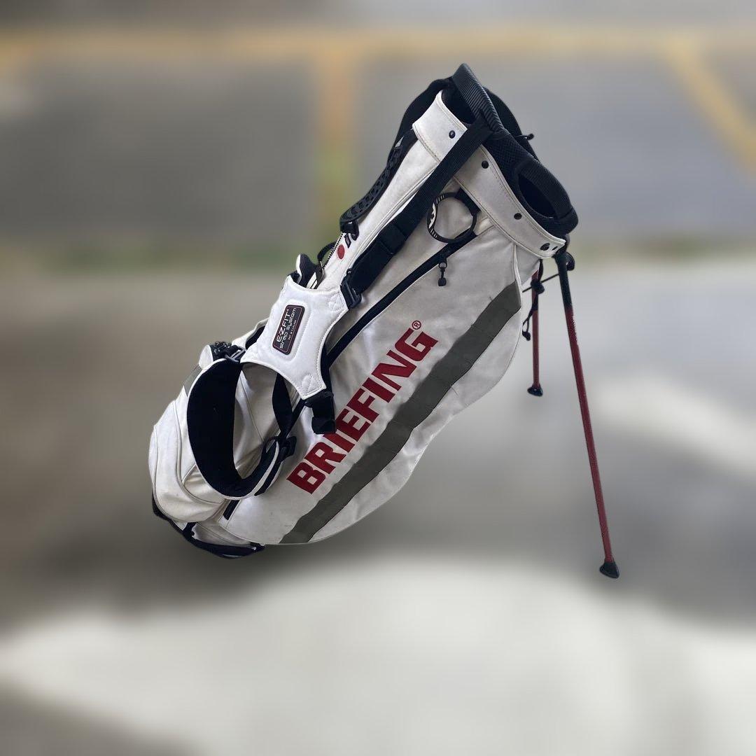 BRIEFING GOLF×SUN MOUNTAIN キャディバッグ ホワイト
