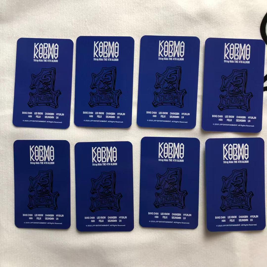 Straykids KARMA 韓国 POPUP ユニフォーム トレカ 8枚
