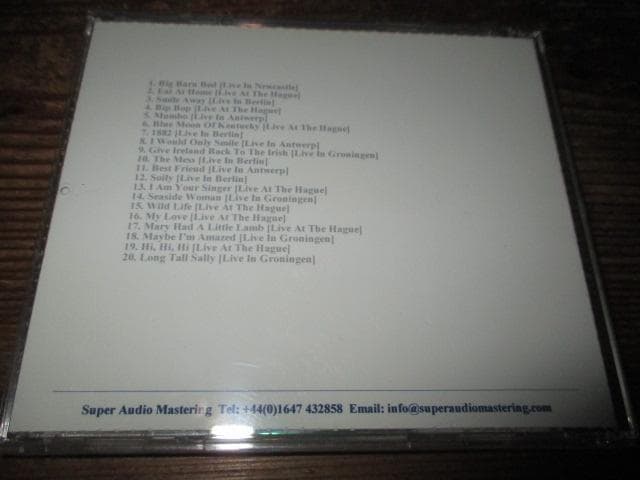 洋楽 Paul McCartney & Wings Wings Over Europe