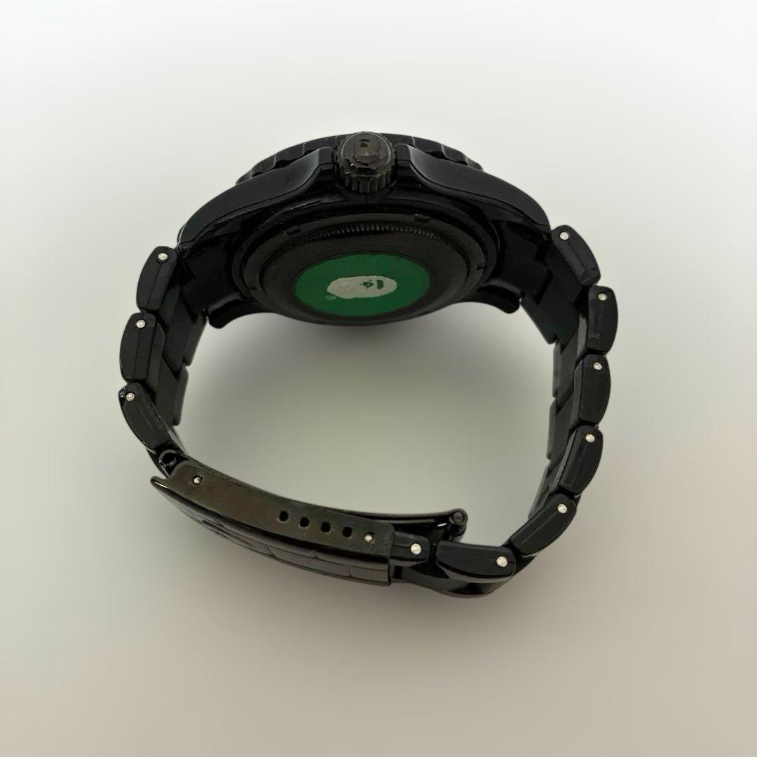 A BATHING APE ブラック 腕時計 ストリート STREET