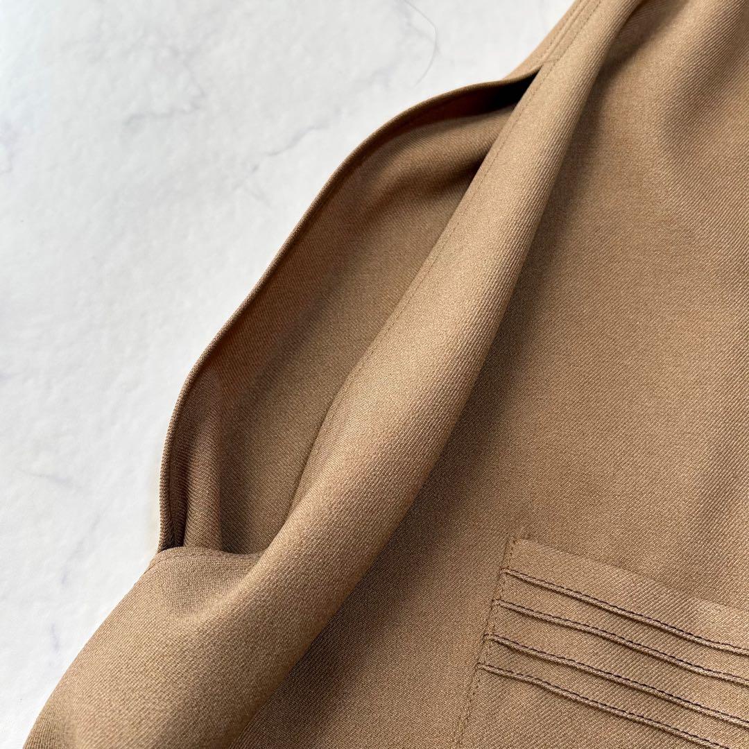 未使用級 cen. セン トレンチポンチョコート キャメルベージュ系 即完売品