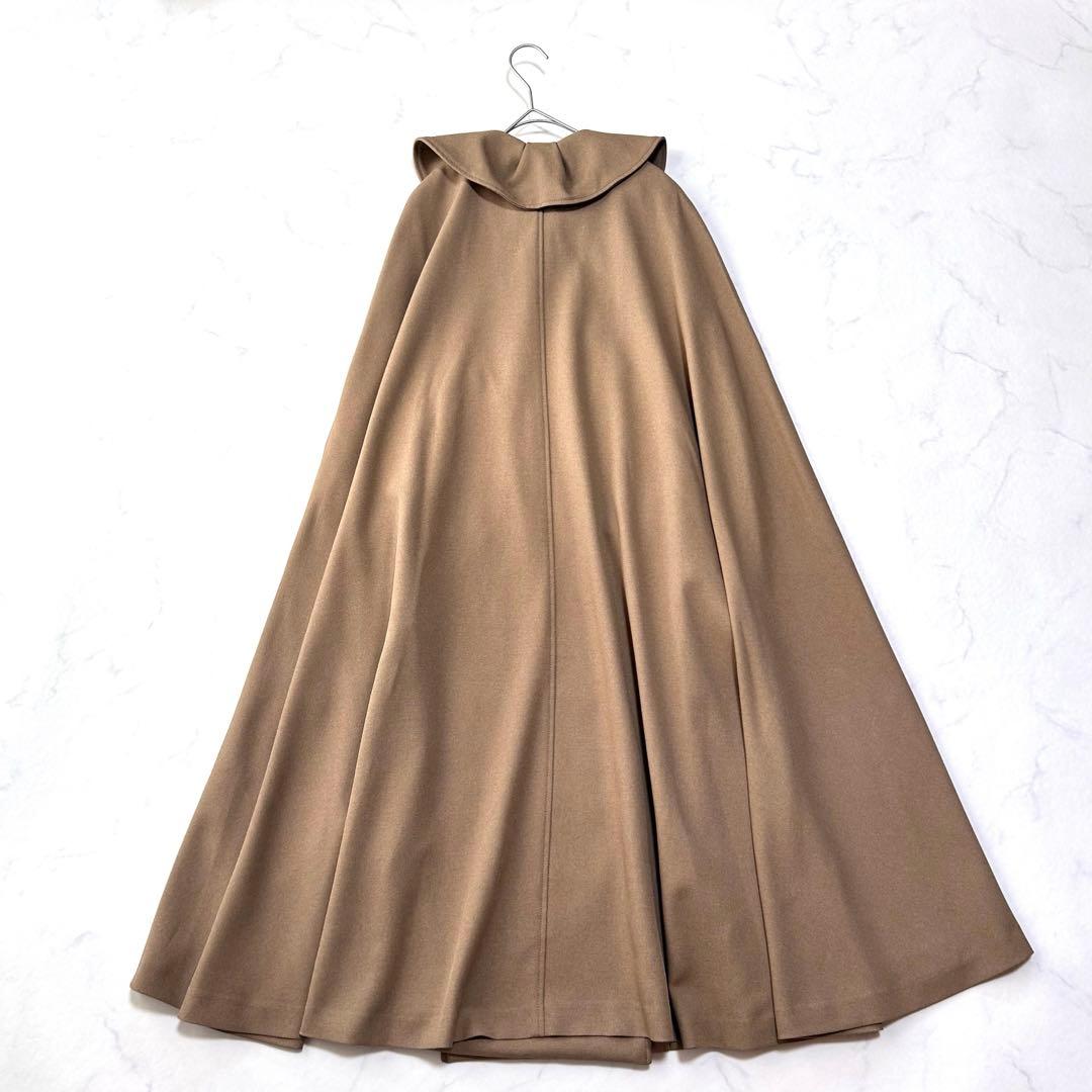 未使用級 cen. セン トレンチポンチョコート キャメルベージュ系 即完売品