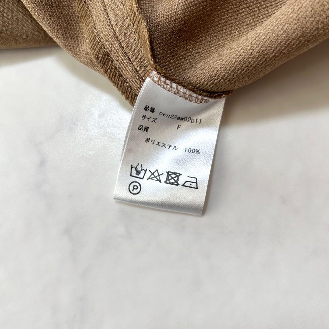 未使用級 cen. セン トレンチポンチョコート キャメルベージュ系 即完売品