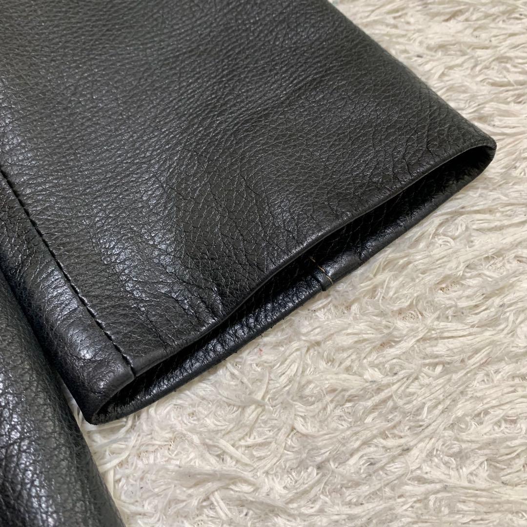 美品✨MAX&Co. ラムレザーコート ブラック 42