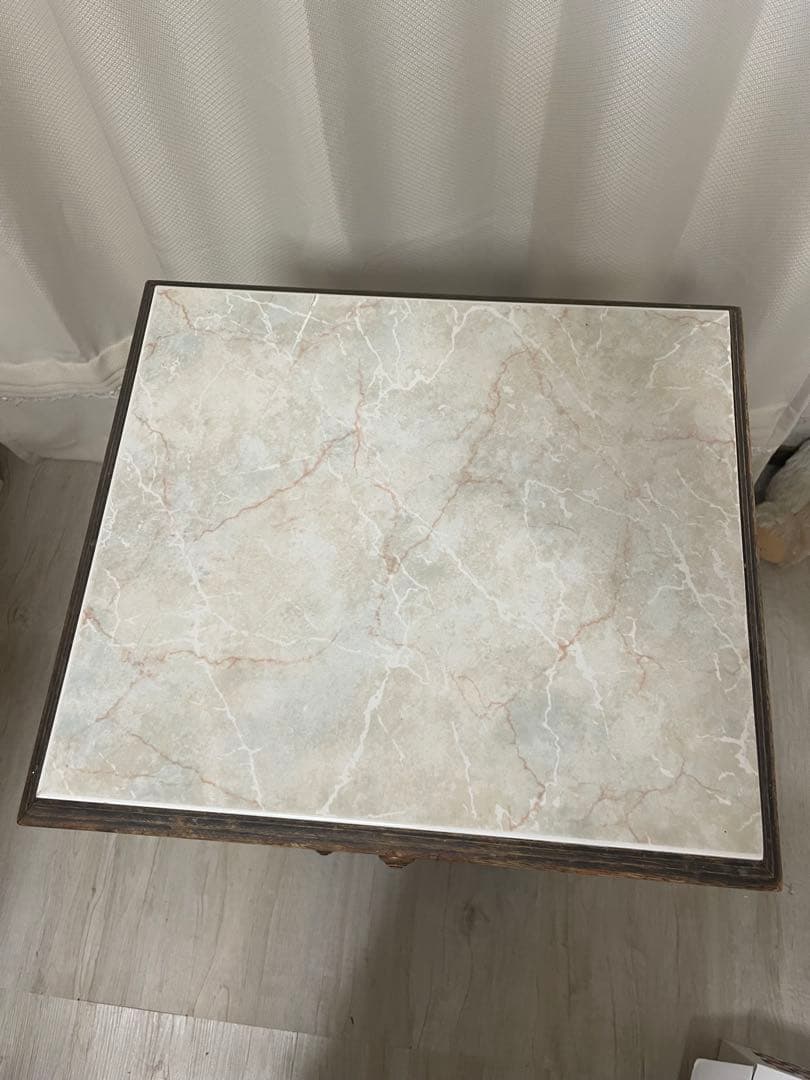 アンティーク　キャビネット　サイドテーブル　大理石　ヴィンテージ