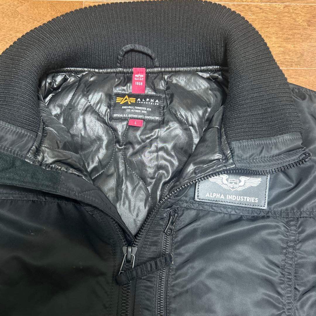Alphaブラック MA-1 フライトジャケット