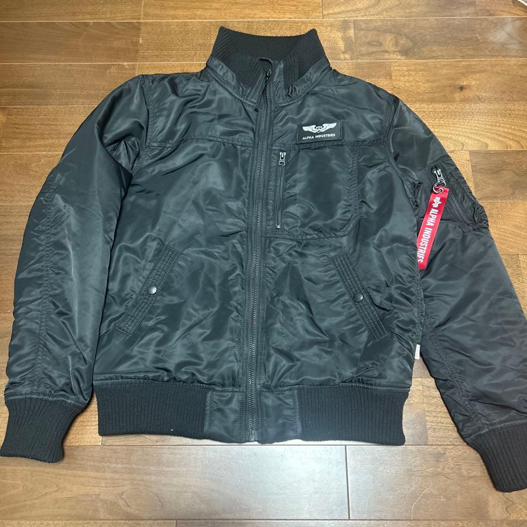 Alphaブラック MA-1 フライトジャケット