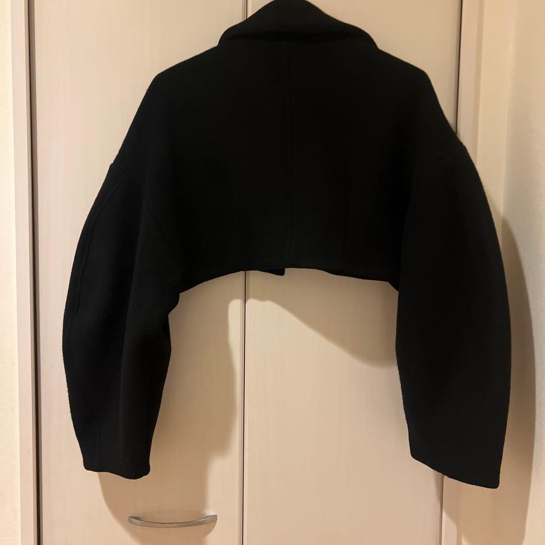 美品 CLANE ラウンドスリーブ ショートジャケット サイズ1