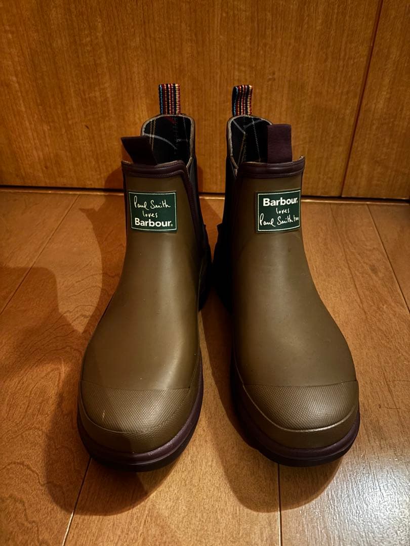 新品✨Paul Smith × Barbour サイドゴアレインブーツ サイズ7