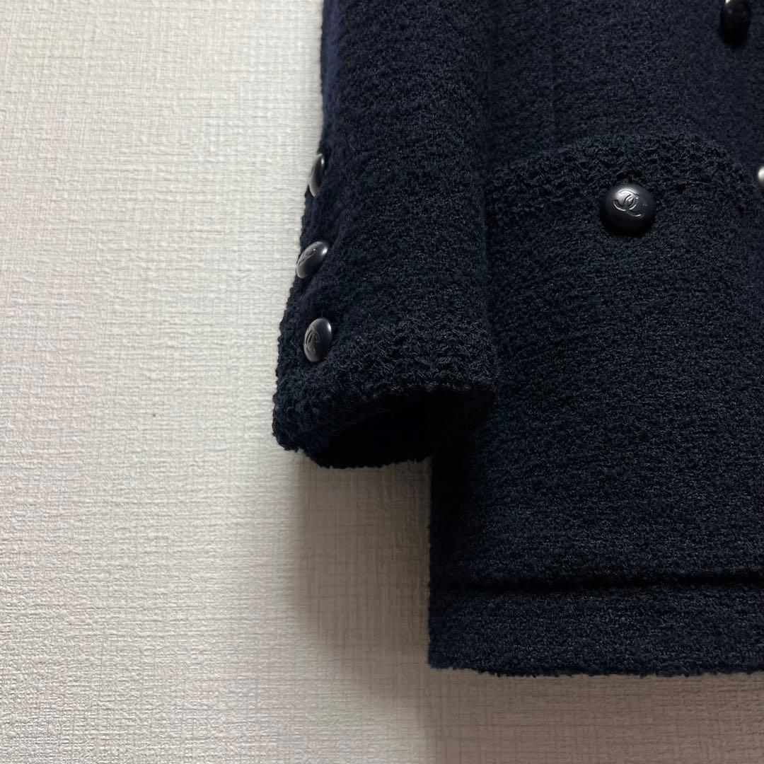 美品✨ CHANEL シャネル ココマーク ツイード ダブルジャケット 97C