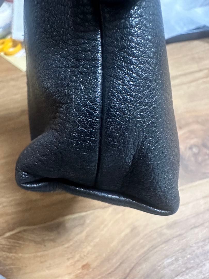 クロムハーツ　クロスパッチ付き　レザーポーチ　Chrome Hearts