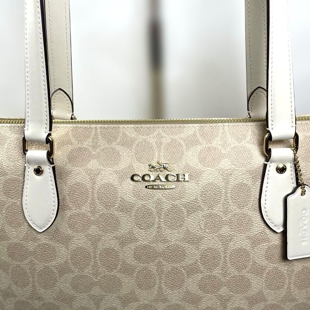 coach ⭐️ コーチ 新品タグ付き トートバッグ シグネチャー CW381