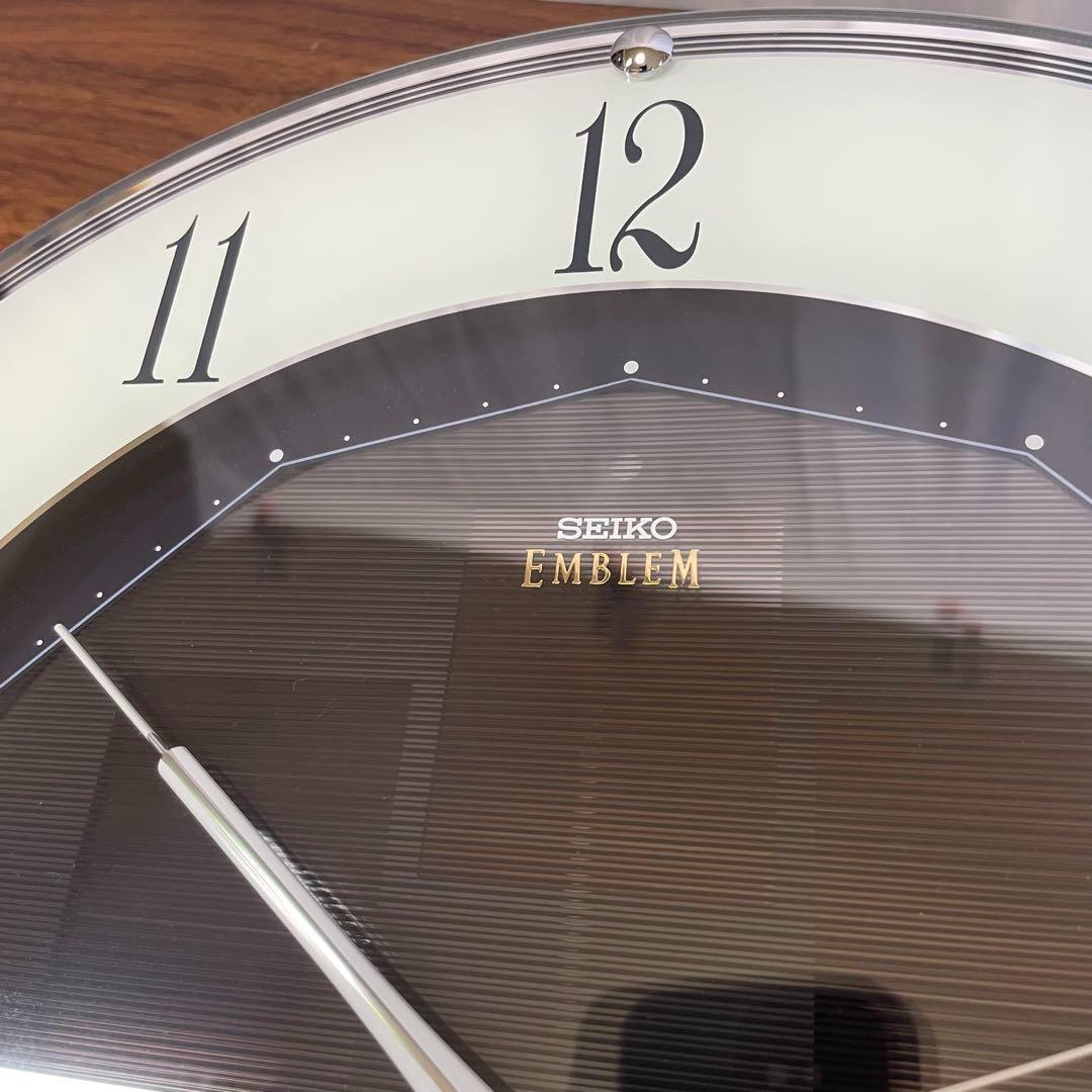 SEIKO エンブレム 水晶時計 HS527K 34.5cm 動作確認済