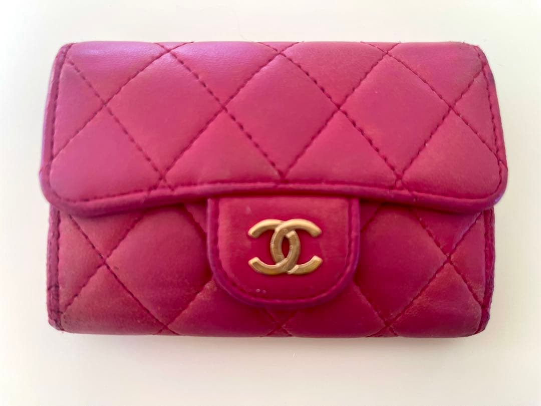 【正規品 26番台】CHANEL/シャネル/マトラッセ/ピンク/4連キーケース