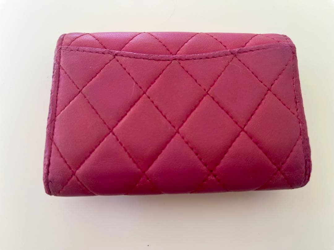 【正規品 26番台】CHANEL/シャネル/マトラッセ/ピンク/4連キーケース