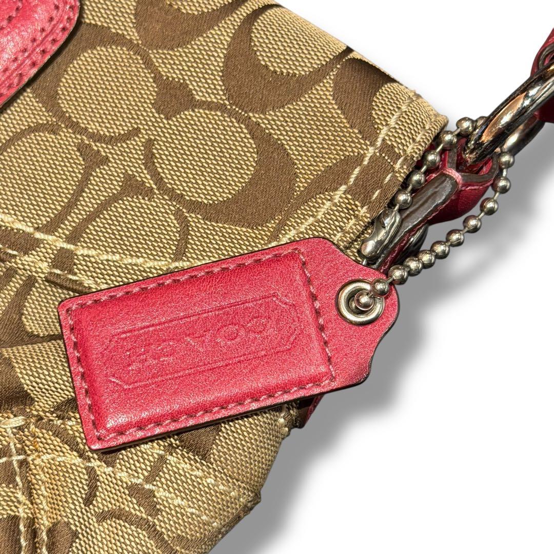 希少　COACH コーチ ショルダーバッグ ピンク ソーホー　11860 肩掛け