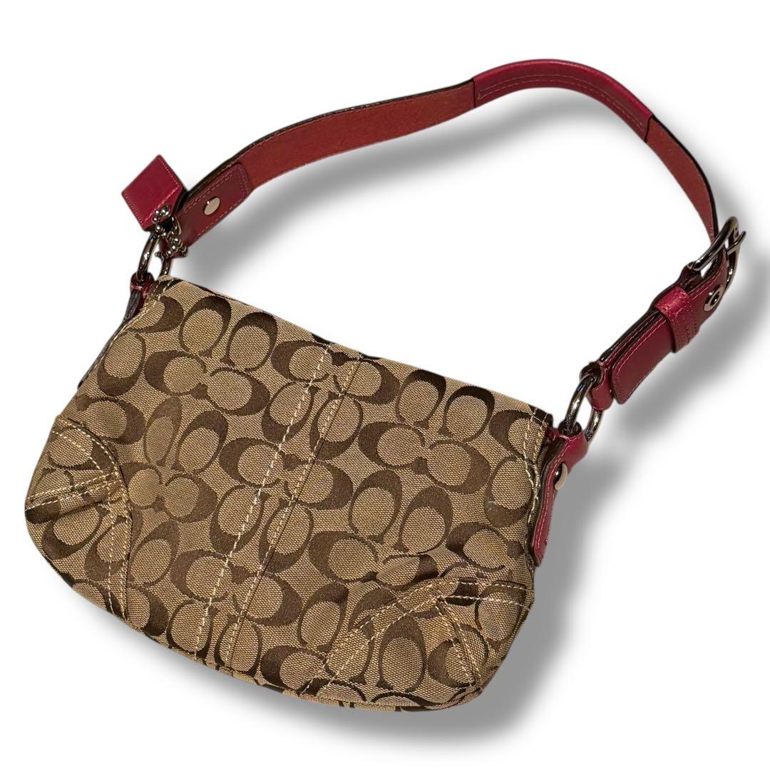 希少　COACH コーチ ショルダーバッグ ピンク ソーホー　11860 肩掛け