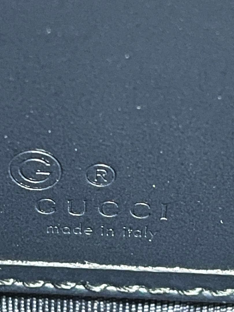 超美品！GUCCI 長財布 ネイビー