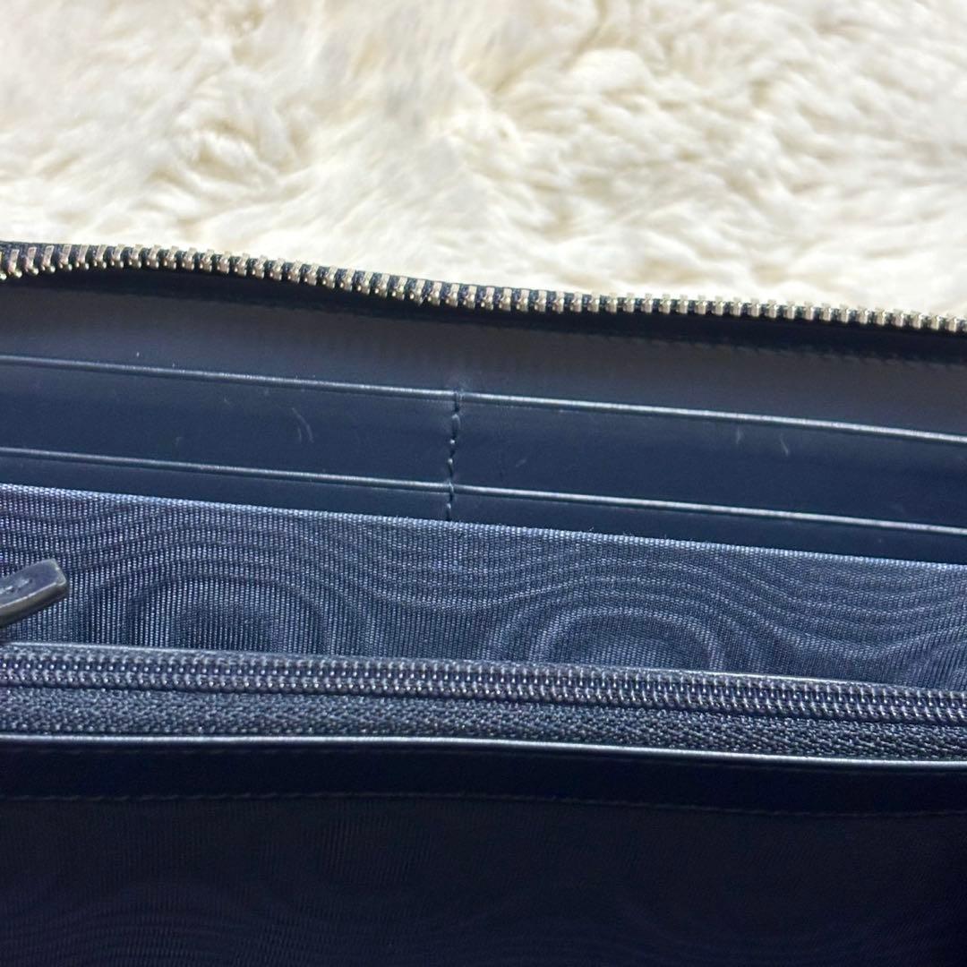 超美品！GUCCI 長財布 ネイビー