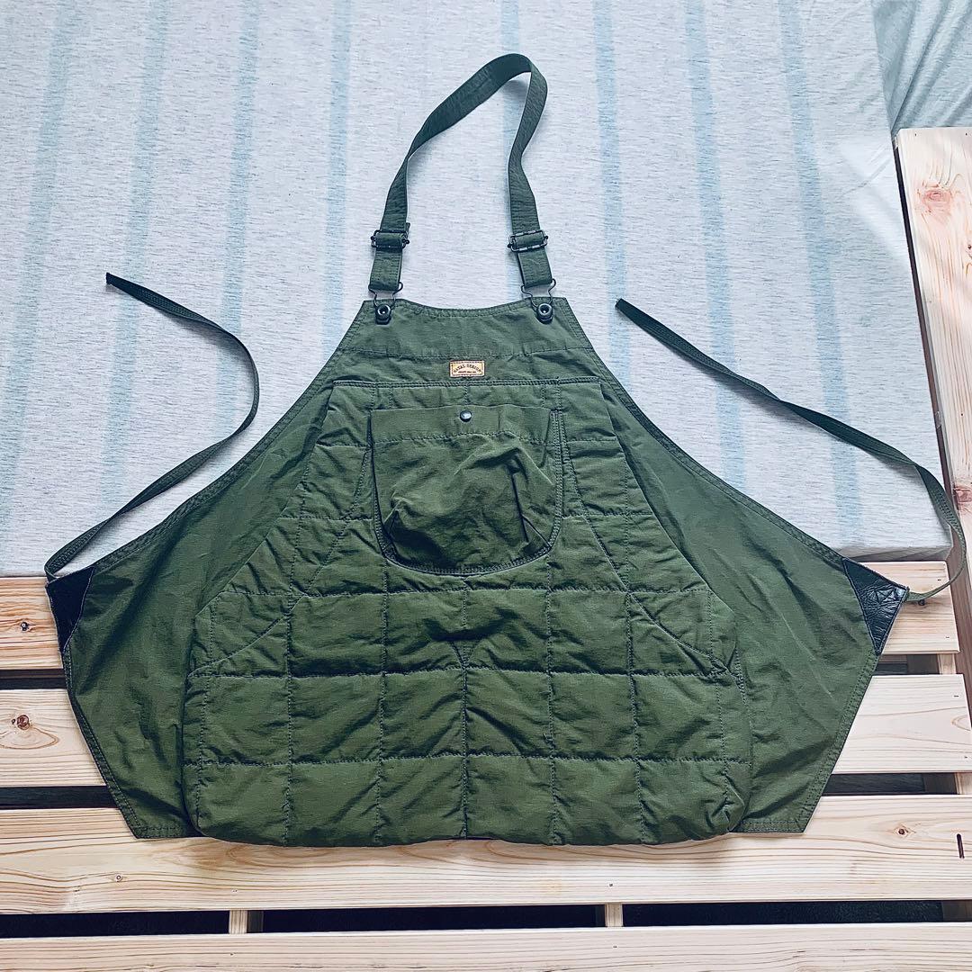 NATAL DESIGN オリーブグリーンエプロン