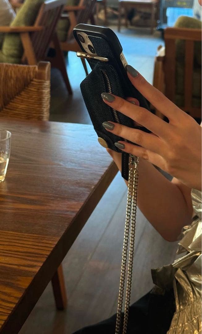 新品 ajew×RED CARD tokyoコラボデニムケース iPhone15