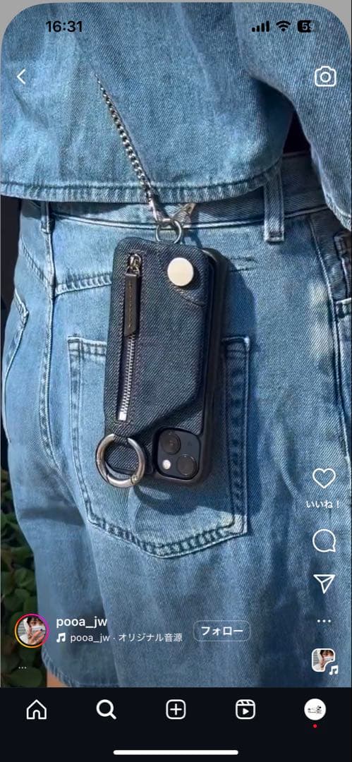 新品 ajew×RED CARD tokyoコラボデニムケース iPhone15