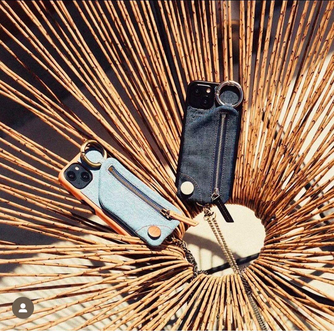 新品 ajew×RED CARD tokyoコラボデニムケース iPhone15