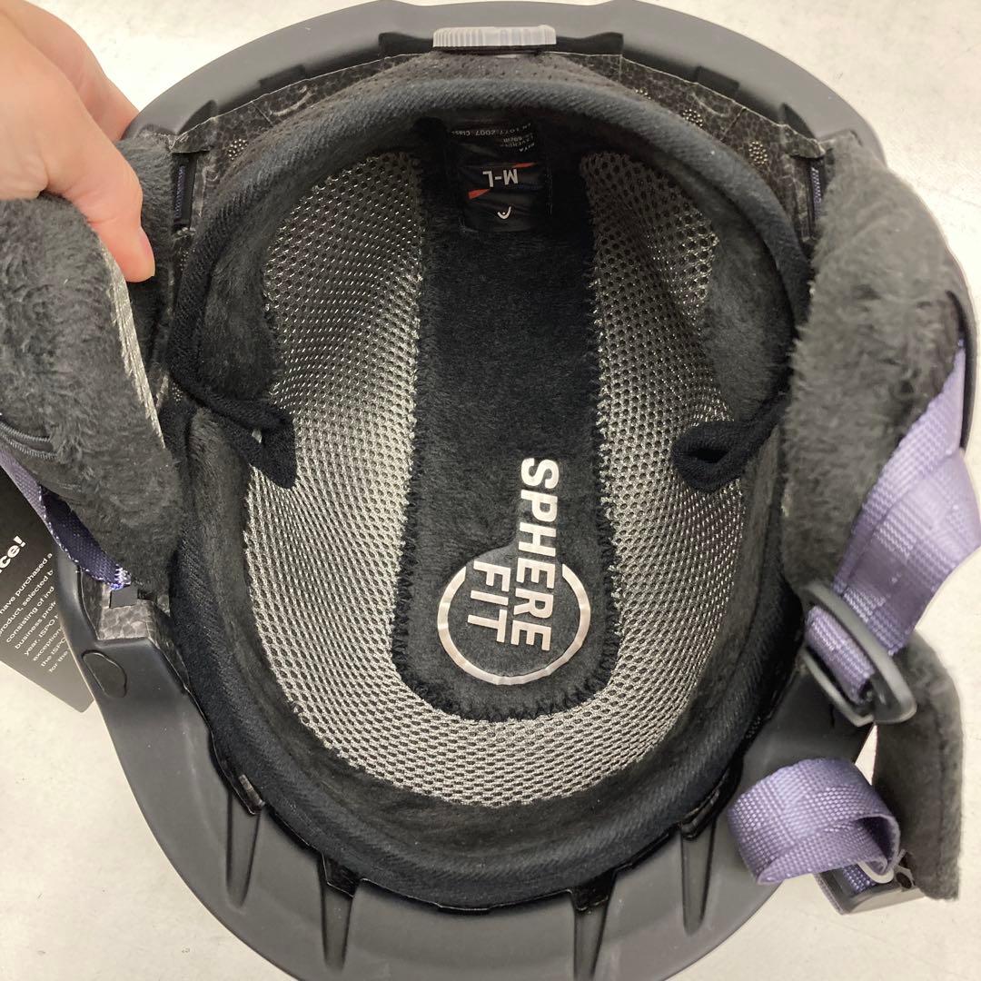 HEAD スノーボードヘルメット M/L ラベンダー　MH-02