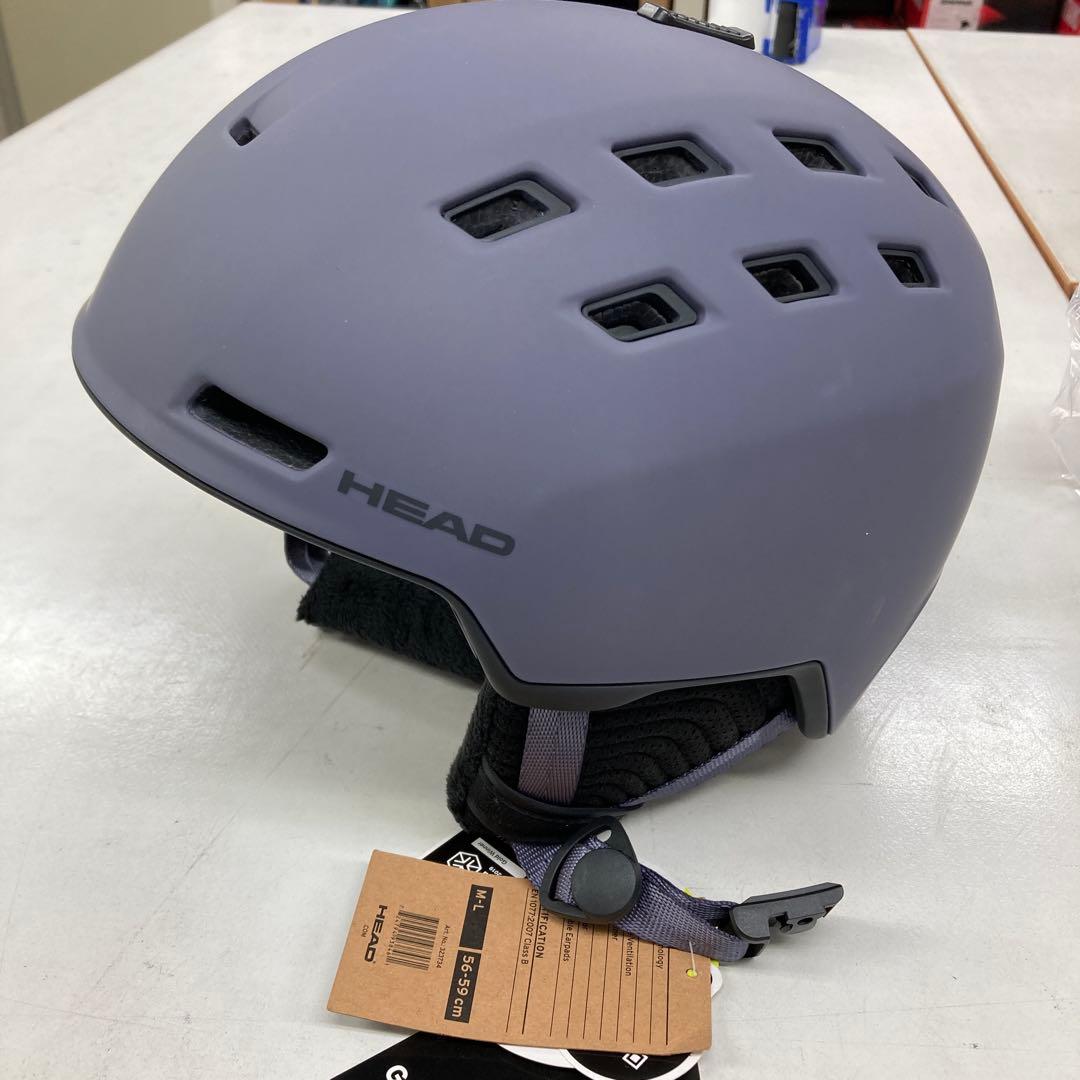HEAD スノーボードヘルメット M/L ラベンダー　MH-02