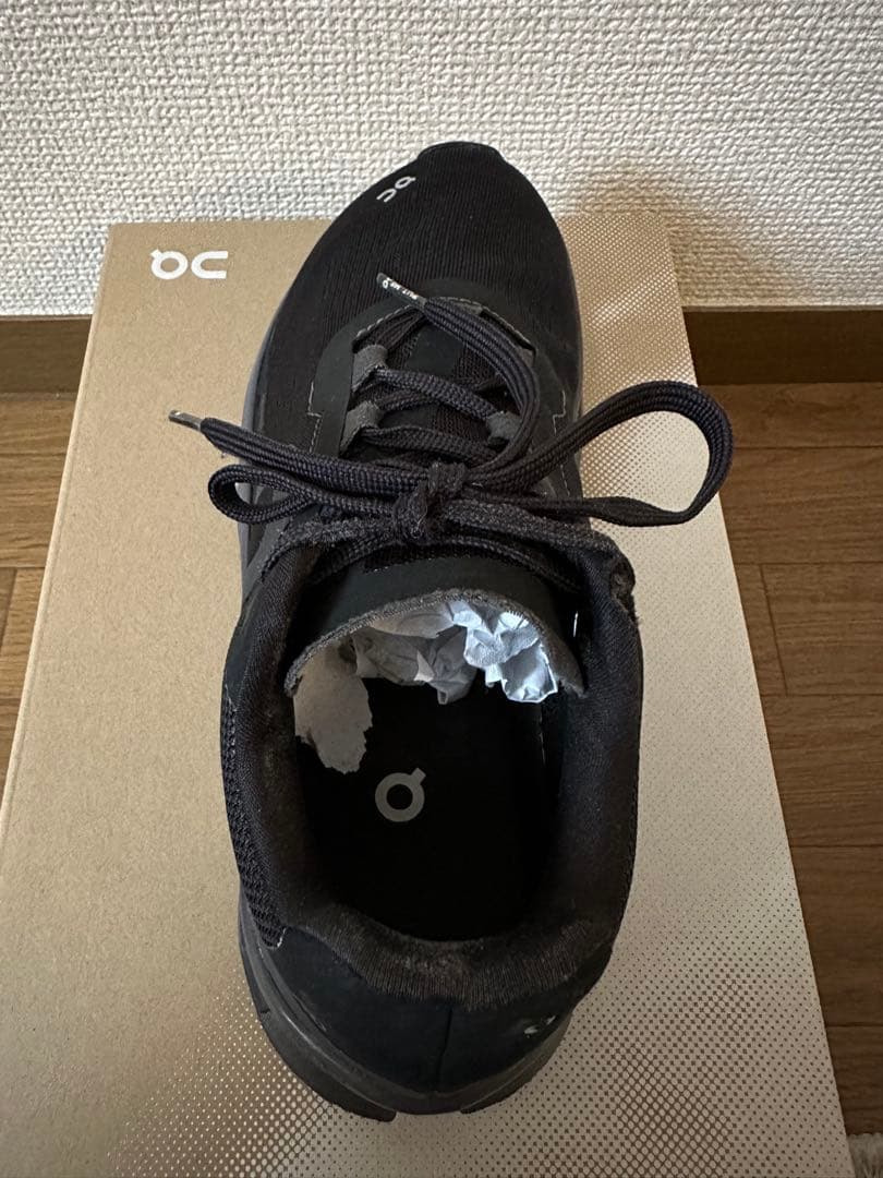 む*び様 On Cloudmonster レディース　黒　23cm ブラックマグ