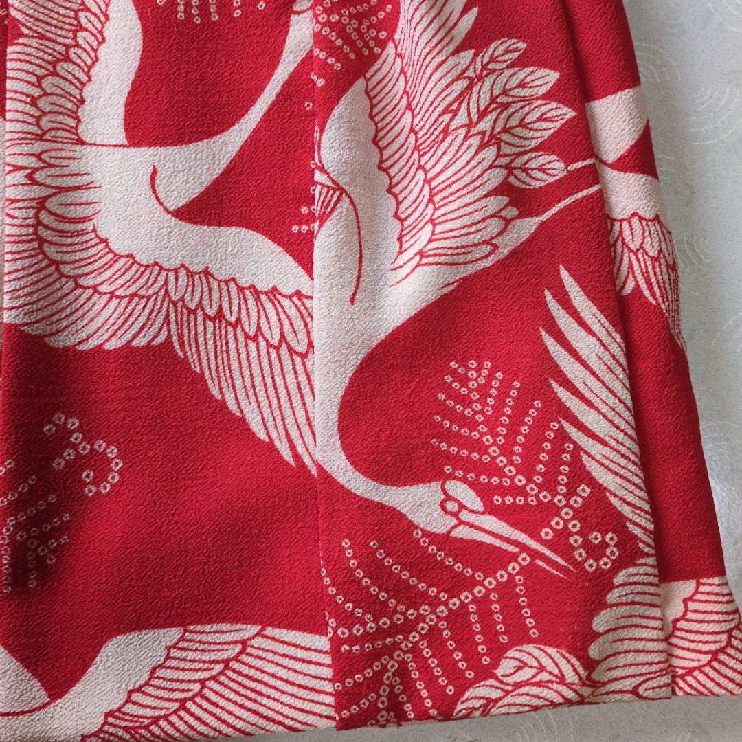 あーこ、正絹縮緬の被布と巾着セット