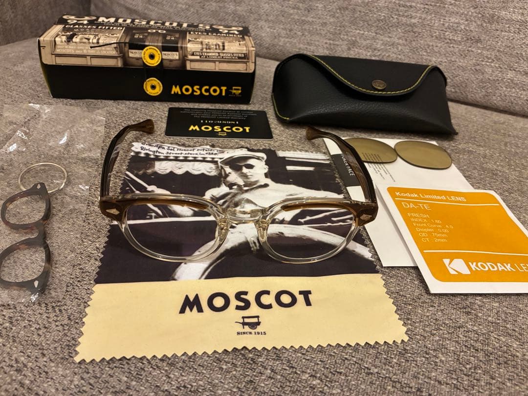 MOSCOT LEMTOSH ジャパンリミテッド　ブラウン　サイズ46 美品