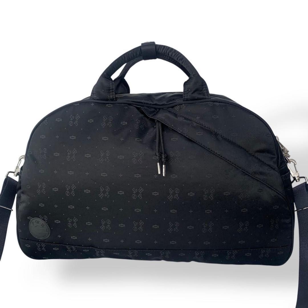 希少 極美品 ポーター ボストンバッグ ショルダー 総柄 ナイロン 2way 黒